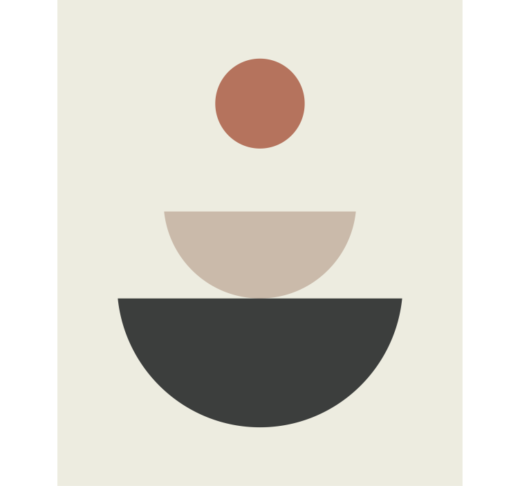 Fonte arte geométrica abstrata pintura cega - TenStickers