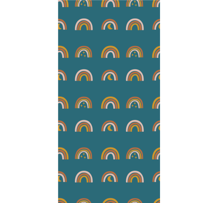 Estore de rolo infantil arco-íris e estrelas - TenStickers