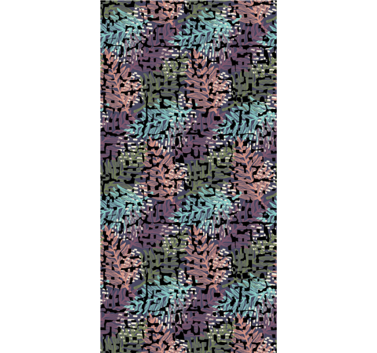 Cortina colorida original colorida para flores florais - TenStickers