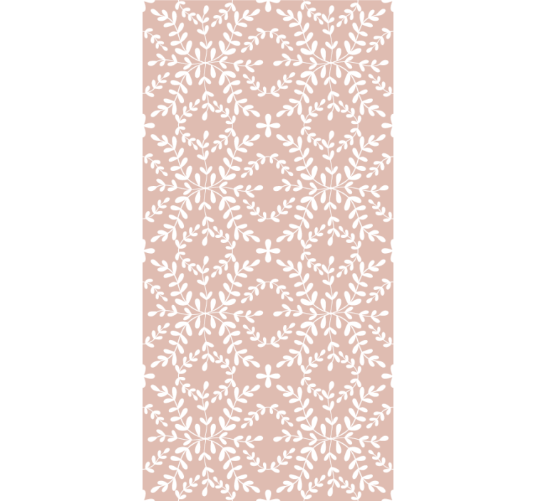 Estore de rolo flores e plantas tema de folha botânica - TenStickers