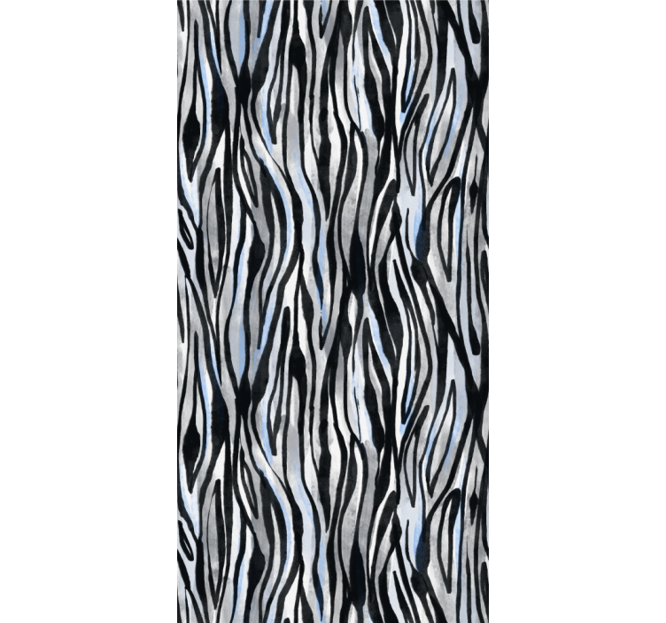 Estore de rolo texturas e padrões listras de zebra abstratas - TenStickers