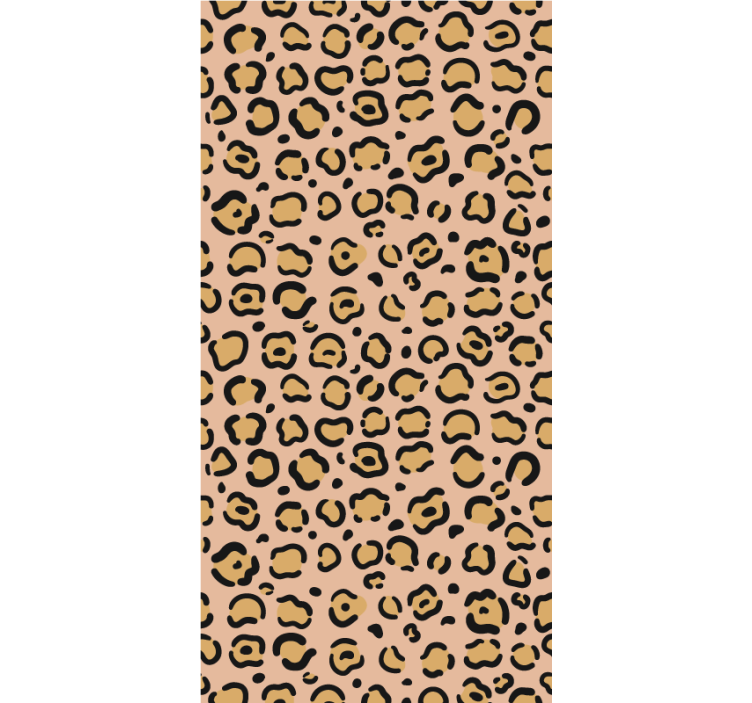 Estampa de leopardo em tons pastel para crianças cegas - TenStickers