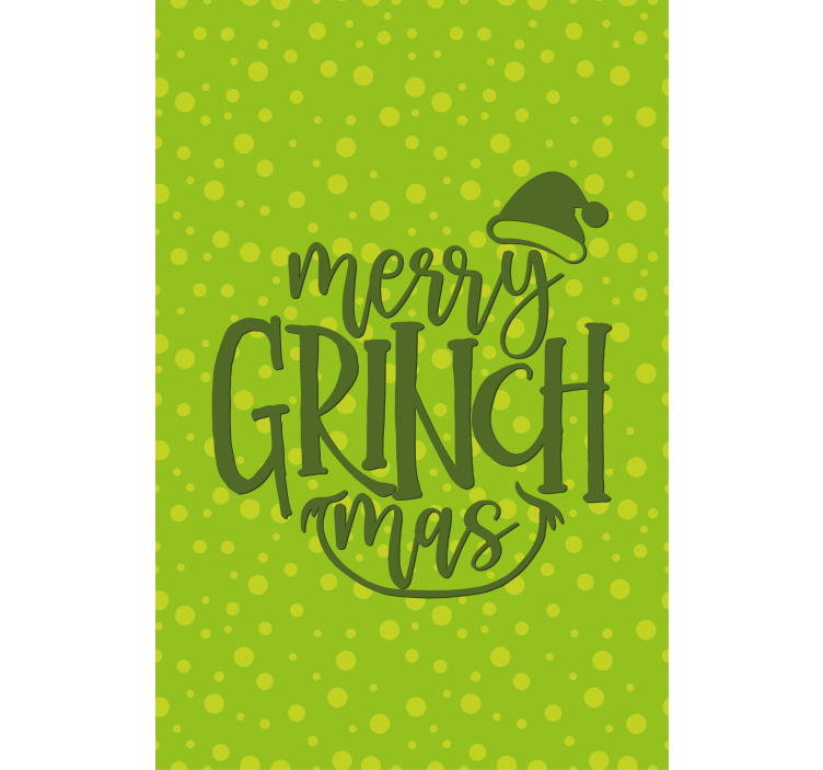 Estore de rolo com frases feliz grinch - TenStickers