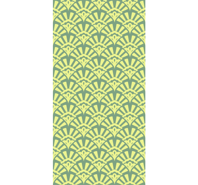 Estore de rolo texturas e padrões tema de folha elegante - TenStickers