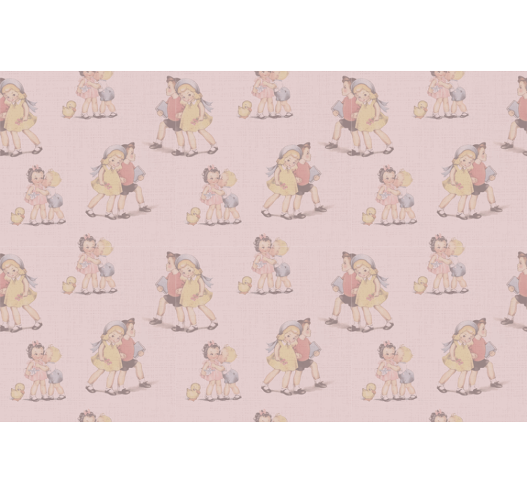 Padrão dos anos 80 infantil e estor vintage - TenStickers