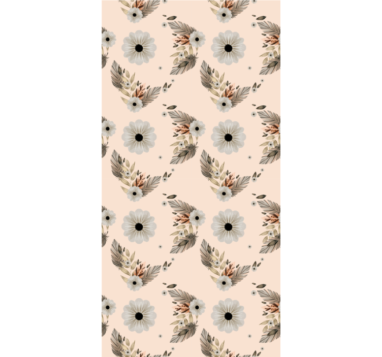 Flores rosa e pretas e cegas para plantas - TenStickers