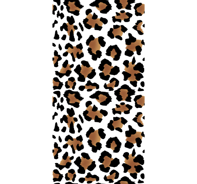 Estore de rolo animais variados motivo de mancha de leopardo - TenStickers