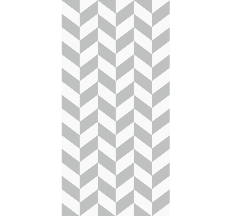 Estor linhas com padrão chevron - TenStickers