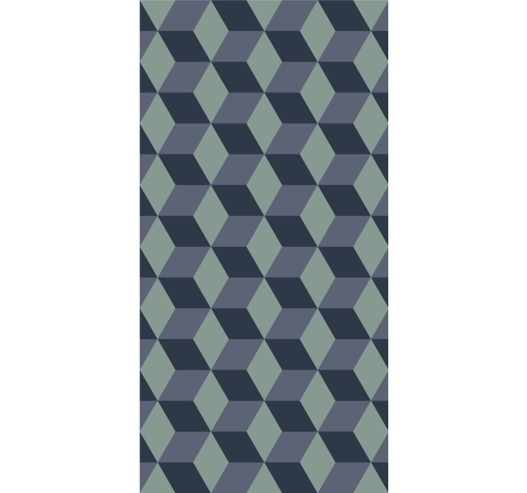 Estore de rolo modernos organização de figuras geométricas - TenStickers