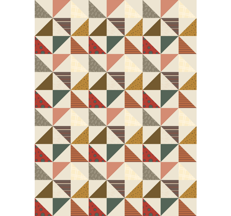 Patchwork geométrico mais estore vintage - TenStickers