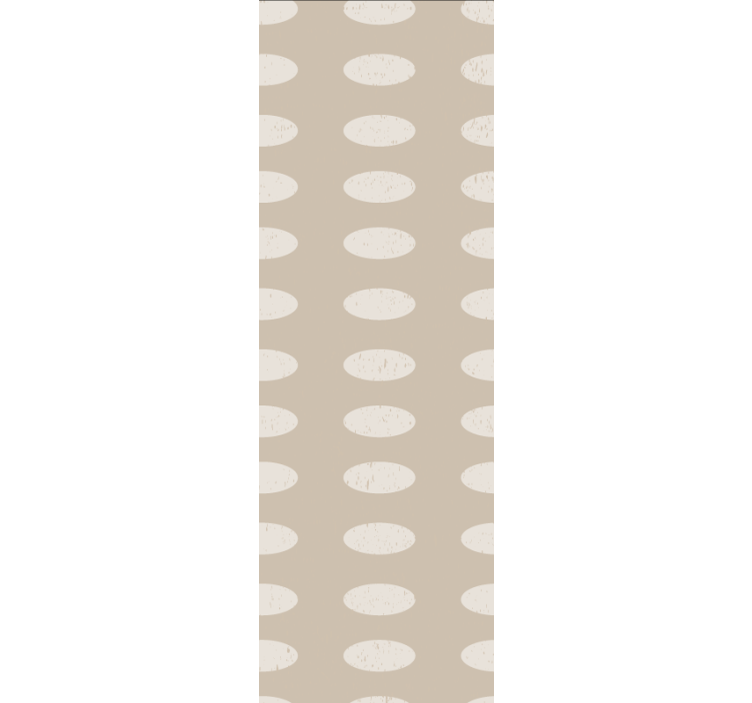 Estore de rolo texturas e padrões contraste de padrão oval - TenStickers