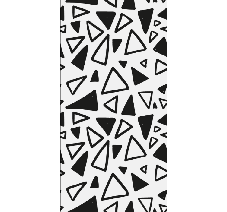 Estore de rolo modernos padrões triangulares abstratos - TenStickers