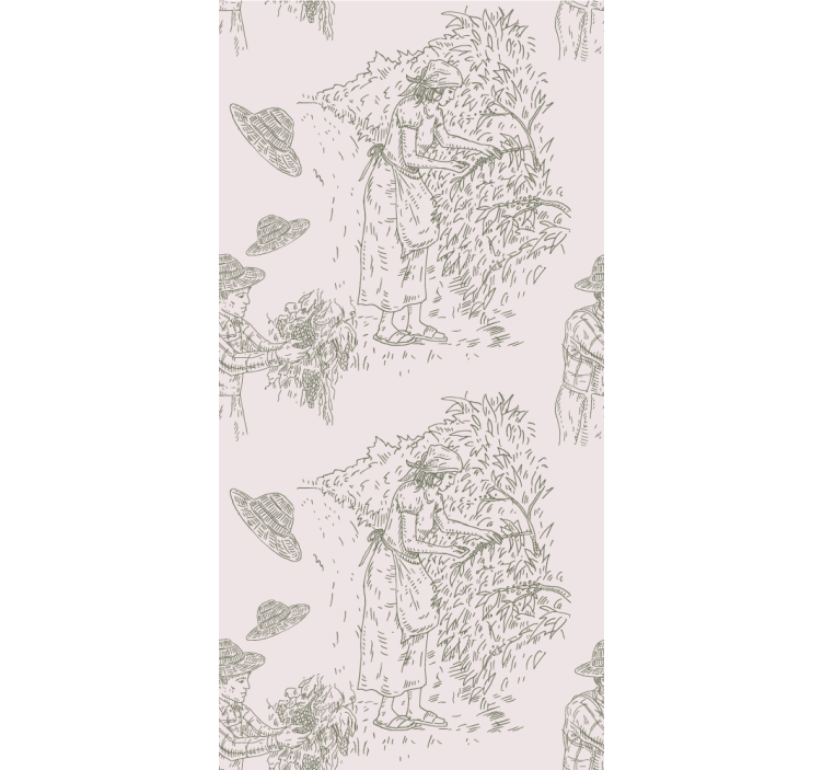 Estore de rolo elegantes cena de colheita vintage - TenStickers