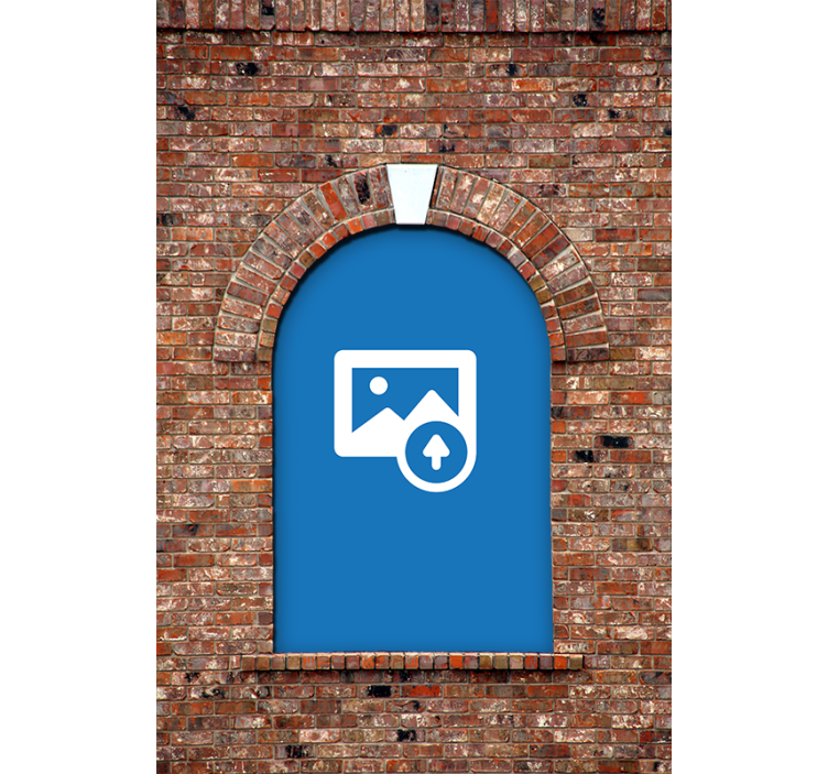 Sombra de janela em arco 3d personalizável - TenStickers