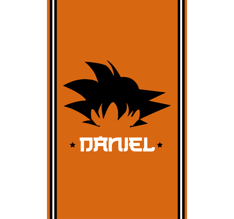 Estore de rolo de super-heróis goku personalizável - TenStickers