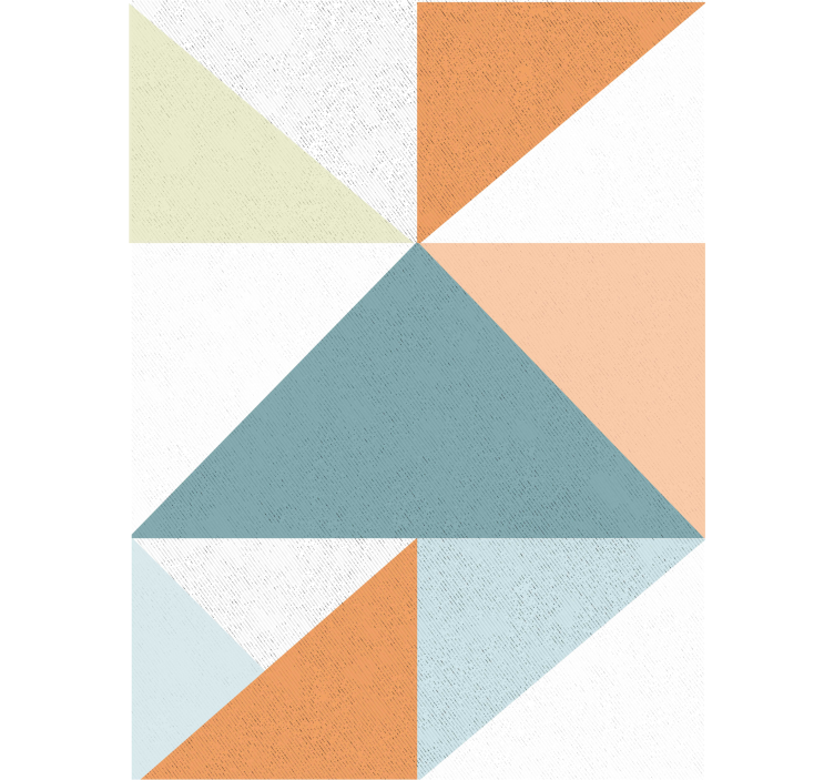 Estore de rolo modernos padrão de triângulo geométrico - TenStickers