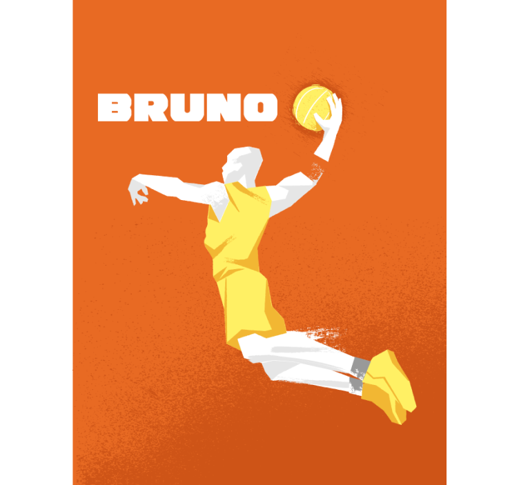 Basquete nome personalizado esportes estores - TenStickers