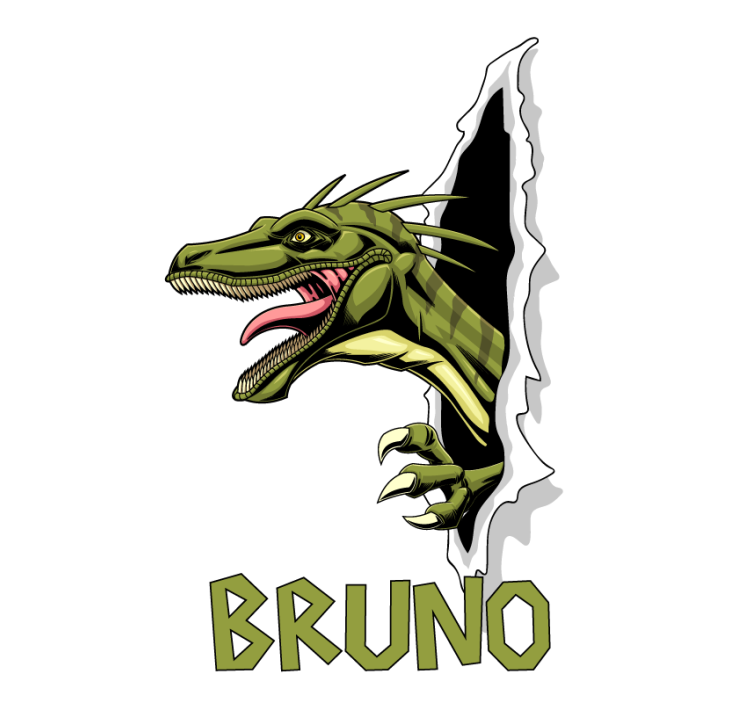 Estore de rolo de dinossauros raptor jurássico - TenStickers
