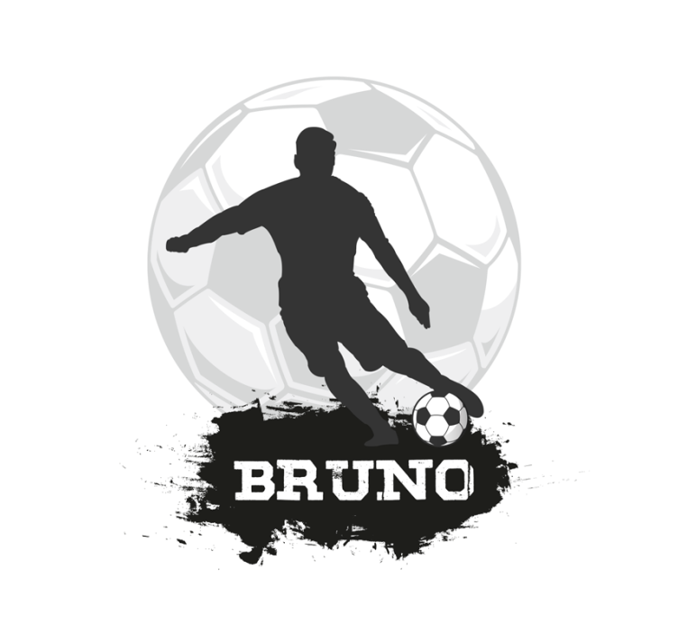 Estore de rolo futebol bola de futebol personalizável - TenStickers