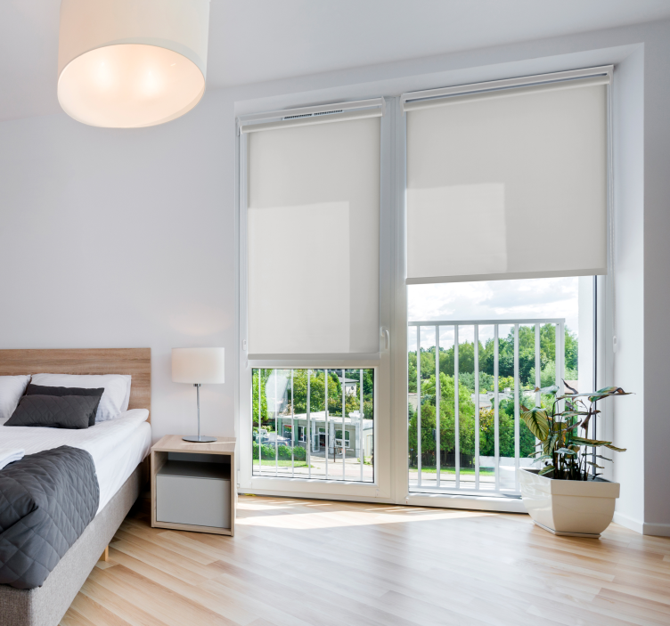 Estore de rolo translúcido prateado - TenStickers