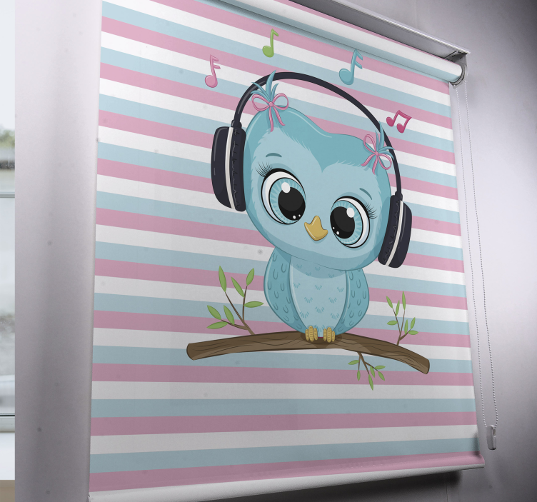 Musical coruja infantil cega - TenStickers