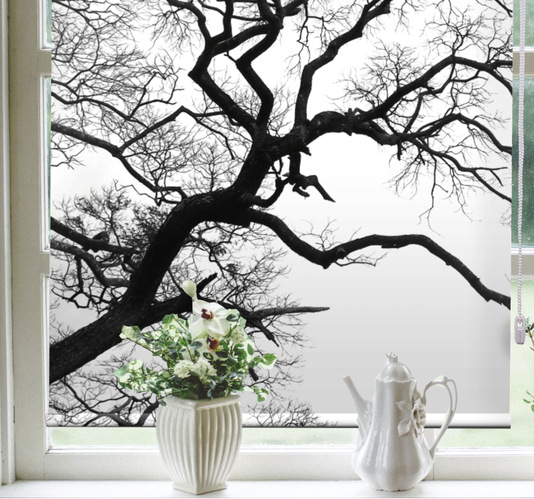 Pintura cega de ruptura de ramo de madeira única - TenStickers