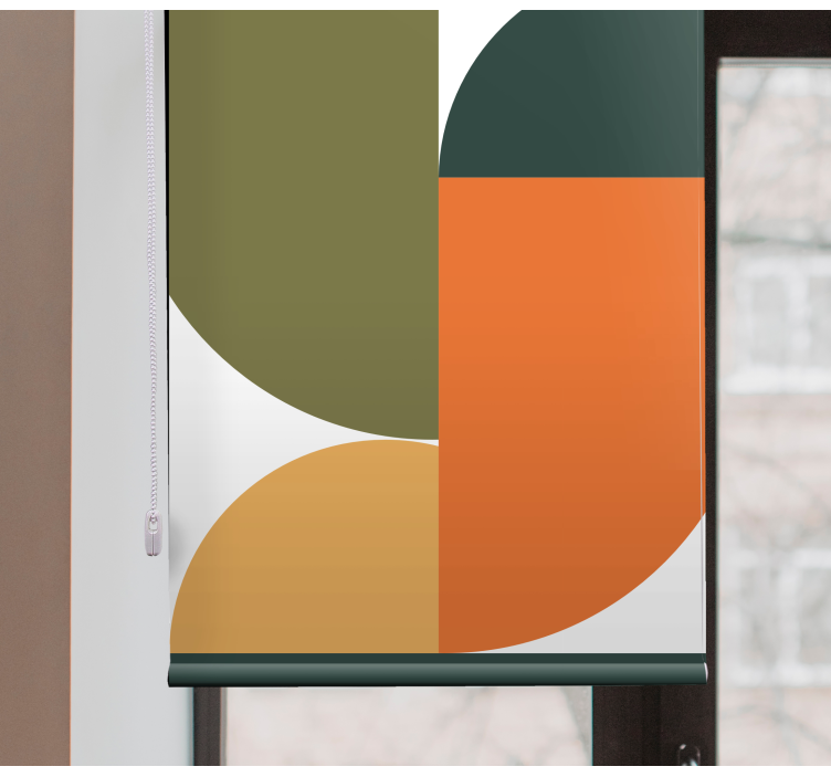 Arte geométrica abstrata pintura cega - TenStickers