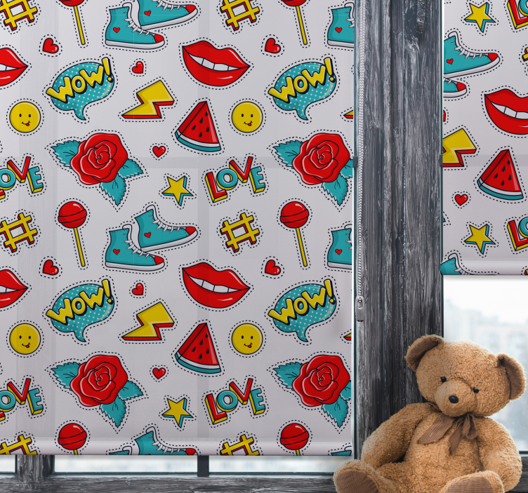 Desenho animado deixa crianças cegas divertidas - TenStickers