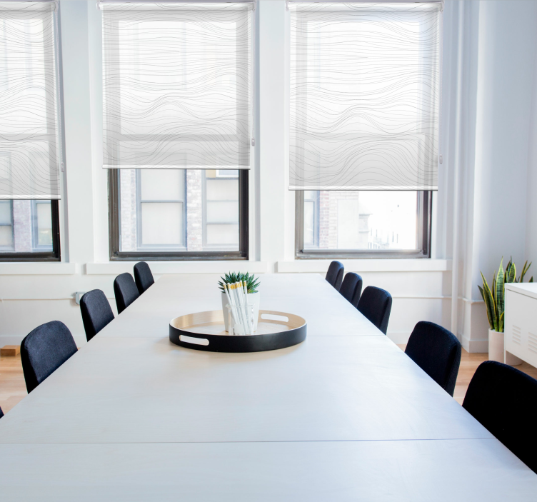 Ondas cortina elegante estore - TenStickers