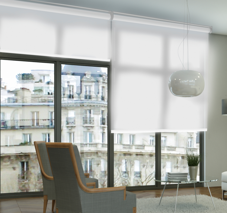 Estore branco translúcido - TenStickers