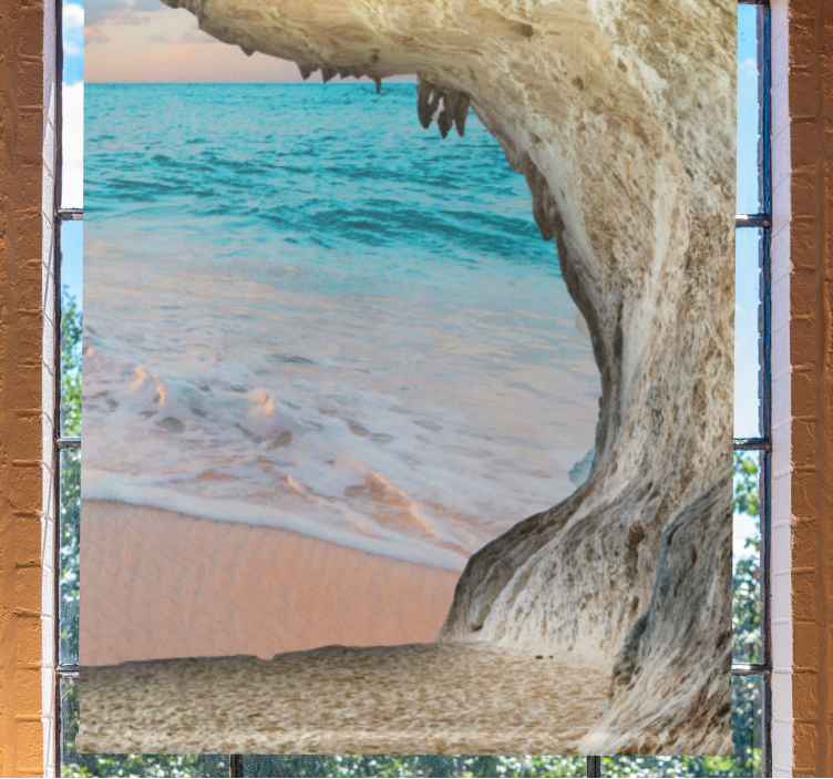 Estor vista da praia da caverna - TenStickers