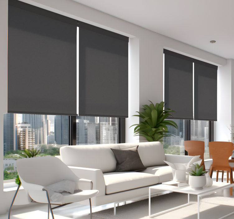 Estore cinzento pimenta rachada - TenStickers