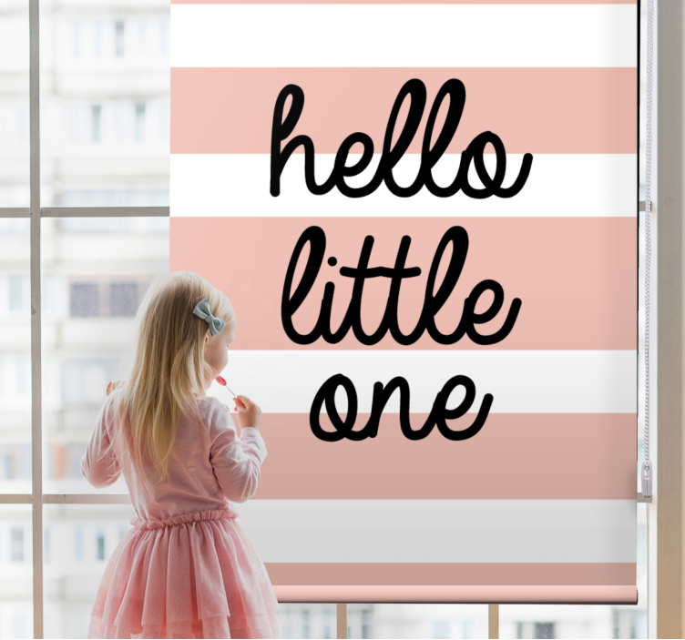Estore de rolo com frases hello little one - TenStickers