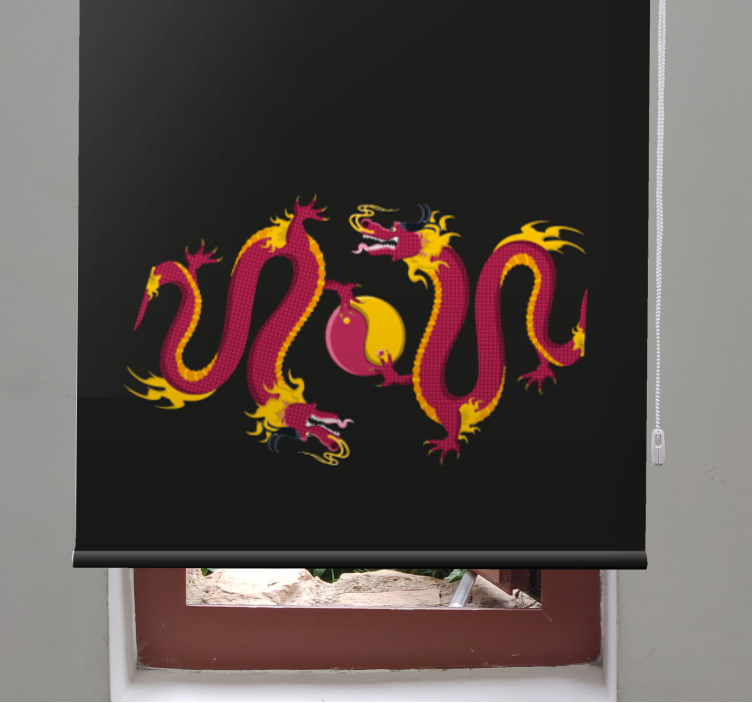 Estore de rolo animais variados design de dragão majestoso - TenStickers