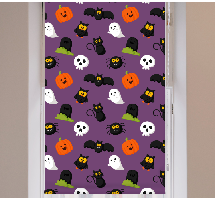Estore de rolo divertidos personagens temáticos de halloween - TenStickers