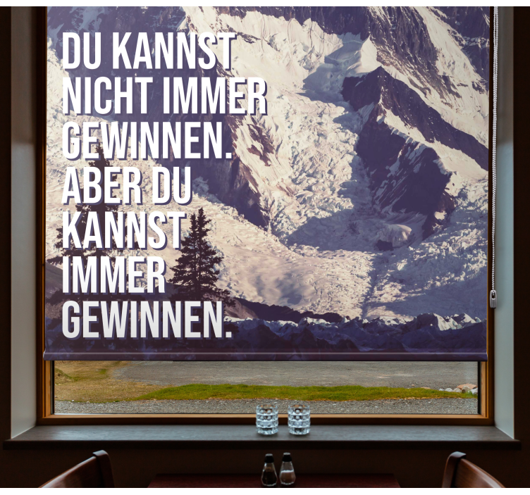 Estore de rolo empresa picos das montanhas immer gewinnen - TenStickers