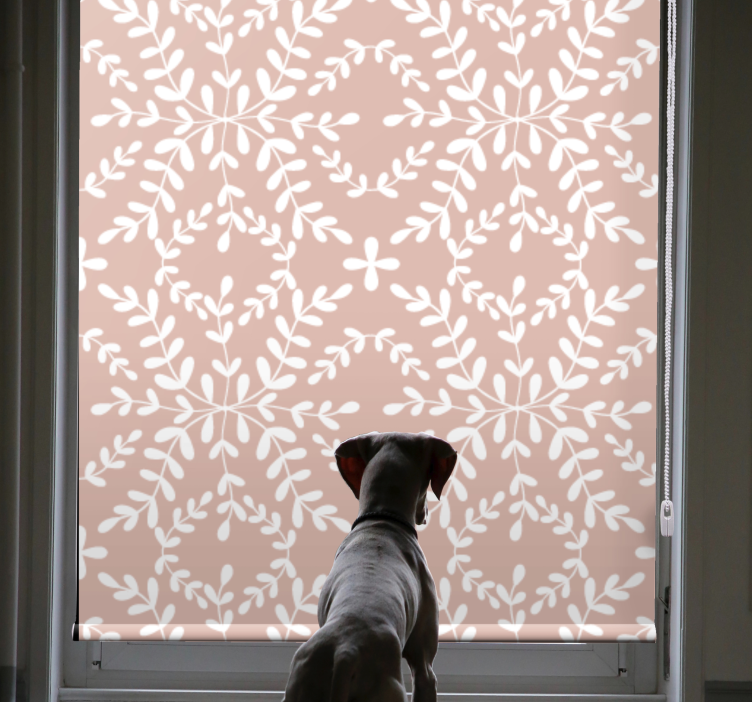 Estore de rolo flores e plantas tema de folha botânica - TenStickers