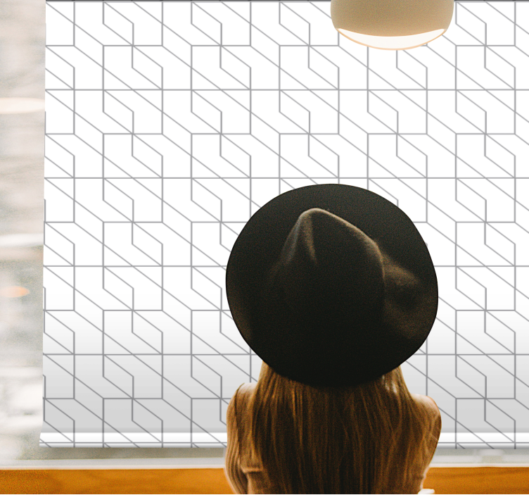 Estore de rolo modernos arte geométrica elegante - TenStickers