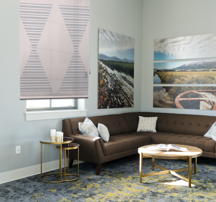 Estore de rolo modernos padrão listrado elegante - TenStickers