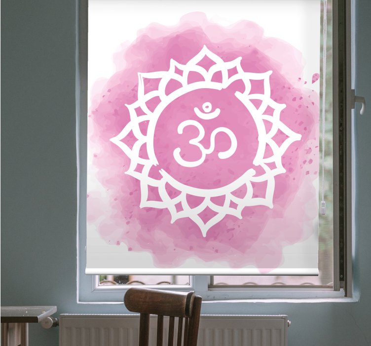 Estore de rolo zen símbolo da mandala om - TenStickers
