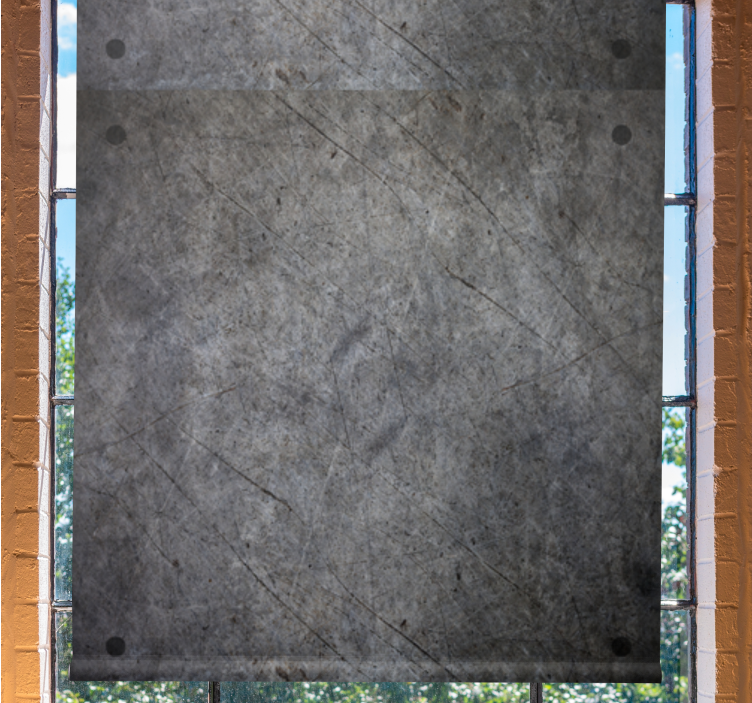 Estore de rolo rústico com efeito metal industrial - TenStickers