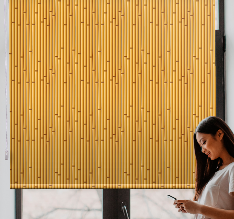 Estore de rolo texturas e padrões padrão de bambu - TenStickers