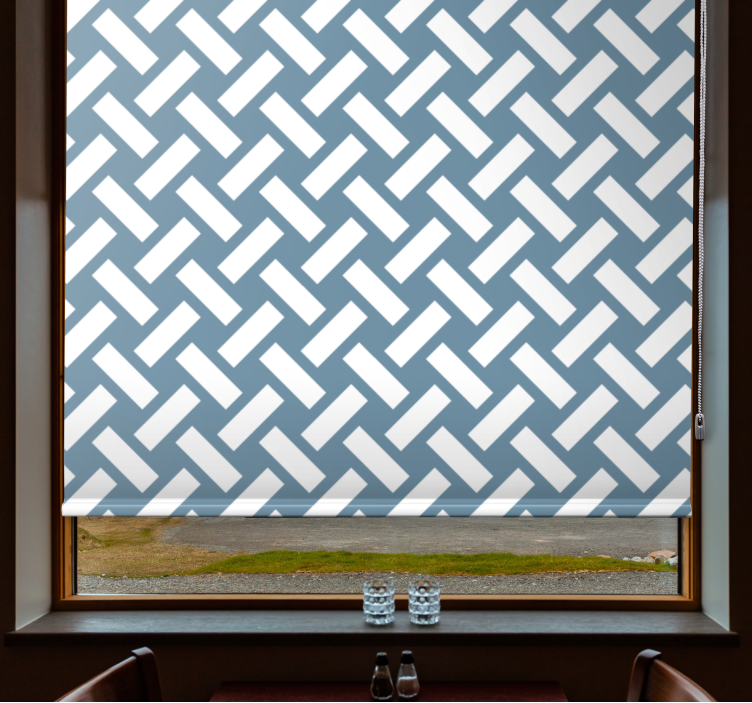 Estore de rolo texturas e padrões padrão linear entrelaçado - TenStickers