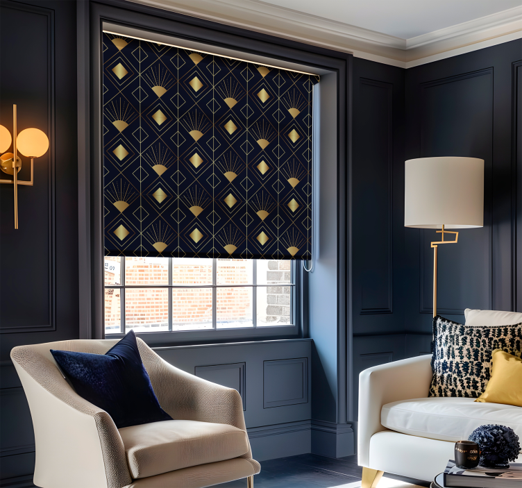 Estore de rolo elegantes estilo art déco - TenStickers