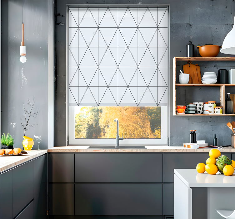 Estore de rolo nórdico estilo minimalista - TenStickers