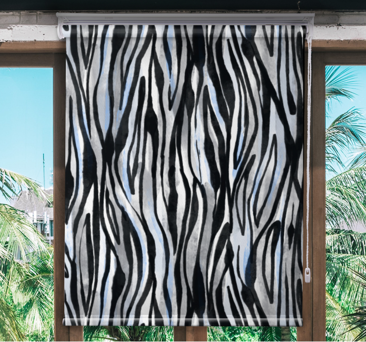 Estore de rolo texturas e padrões listras de zebra abstratas - TenStickers
