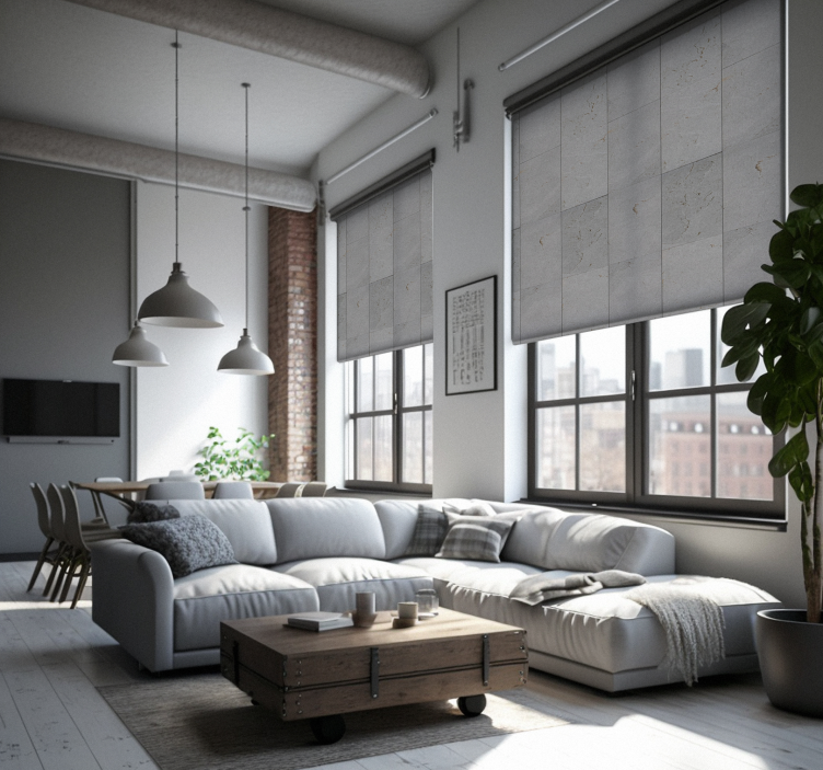 Textura de colagem de concreto e padrão cego - TenStickers