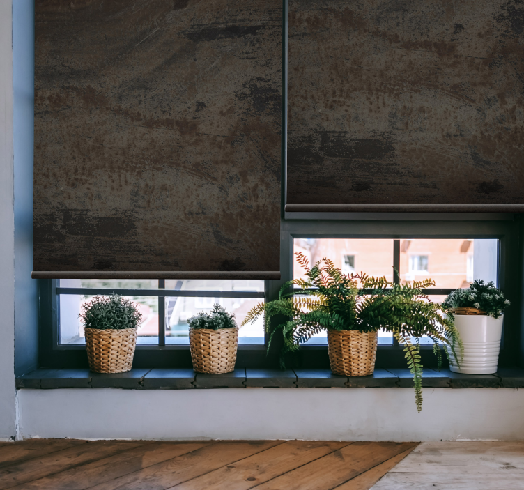 estor texturizada de ferro enferrujado cinza industrial - TenStickers