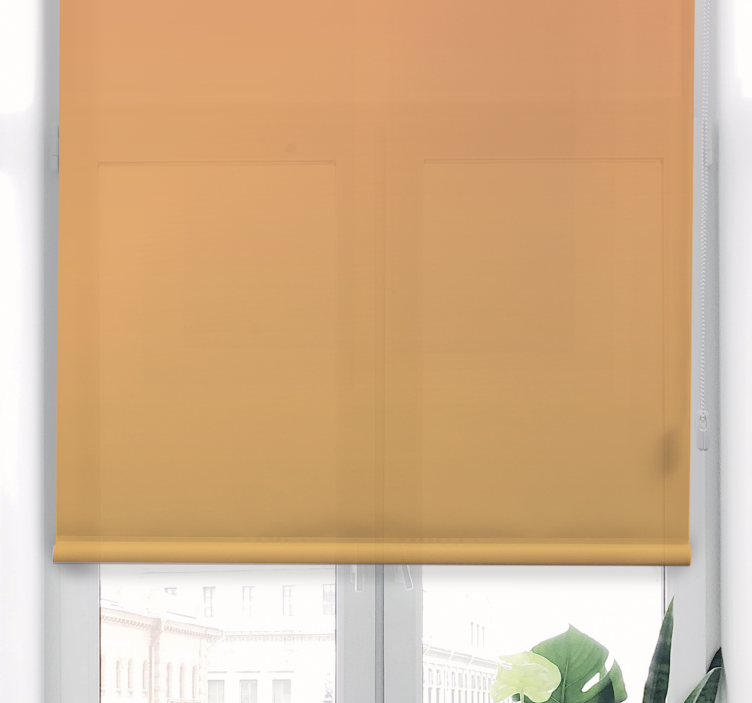 Tons de laranja cortinas do quarto principal - TenStickers