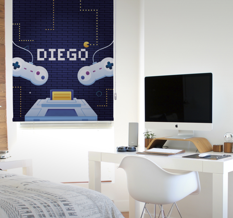 Sombra de janela impressa personalizada de videogames - TenStickers